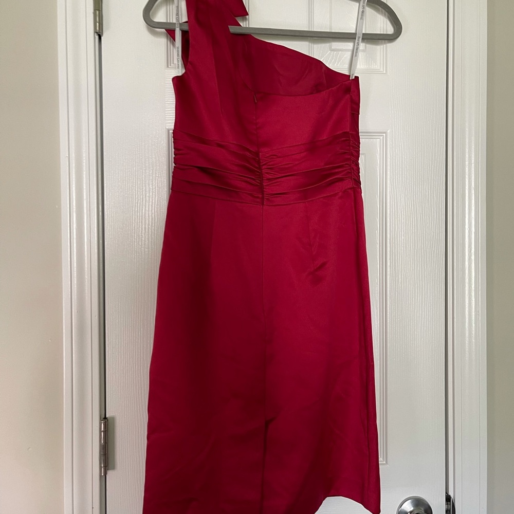 NWT - Davids Bridal Apple Satin Bridesmaids dress - Picture 3 of 5
